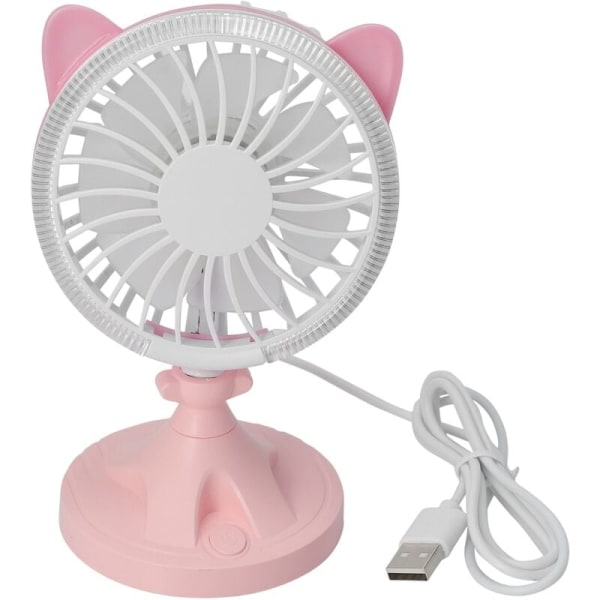 Mini USB Fan Mini Portable Electric Fan USB Charging Desktop Fan Office Portable Fan ()