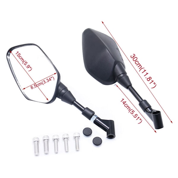 Universal backspegel Universal metall backspegel plastskal Universal Universal backspegel