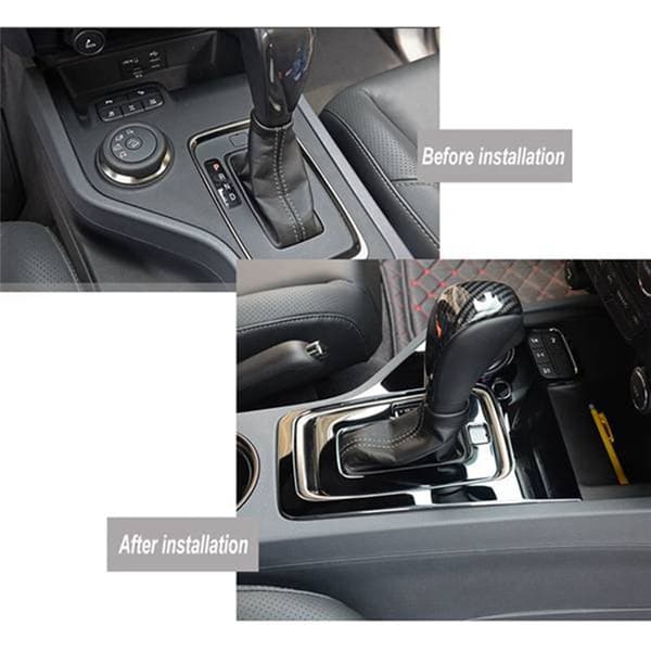 Bil Central Gear Shift Control Panel Trim Sticker til Ranger Everest Endeavour 2015-2019 LHD