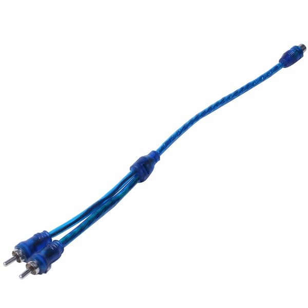 3 stk. lydforbindelse til 1 RCA til 2 RCA han-adapter splitterkabel