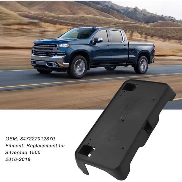 Nummerplade Tag Holder Ramme 847227012870 til 1500 2016‑2018