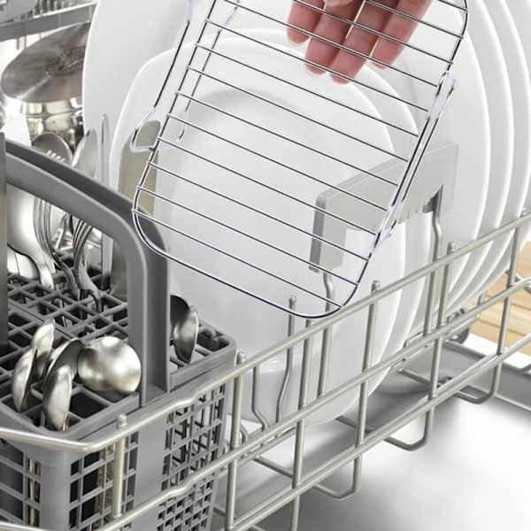 Stativ til luftfrityrkoker for Ninja Dual Air Fryer, 2 stk. holder med 4 spyd, børste og klips, for dobbel kurv luftfrityrkokere