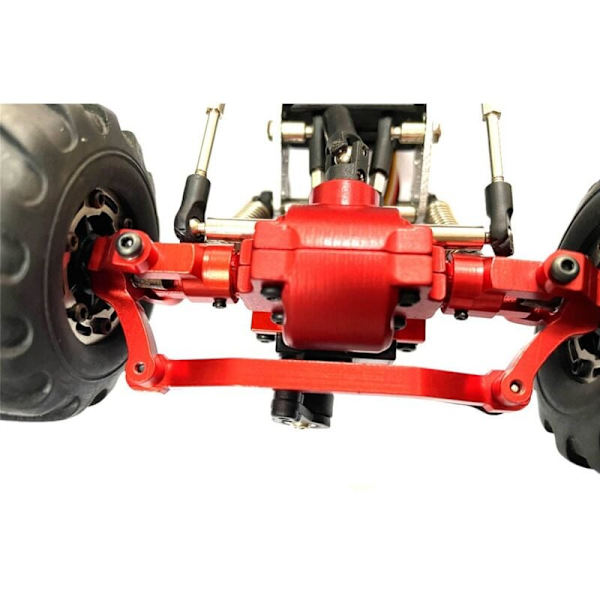 Metallstyrestanglenke trekkstang for HBX 2098B 1/24 RC bil oppgraderinger deler tilbehør, rød