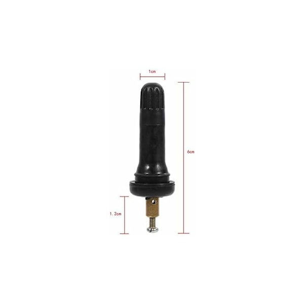 4-pack däcktrycksensor, TPMS däcktrycksövervakningssystem, anti-gasventilstam, anti-explosionspänne HIASDFLS