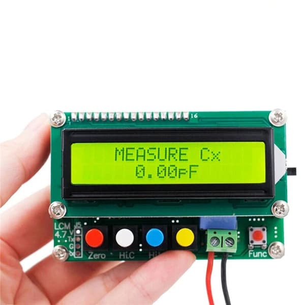 Digital kondensator induktans kapacitans L/C meter LCD kapacitans meter tester mini USB-interface med USB-kabel