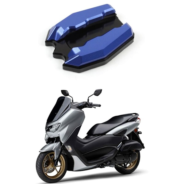 Motorcykel Kickstand Fod Base Støtte Til NMAX XMAX300 V2 2020-2022 Fod Side Stand Forlængelse Plade Guld