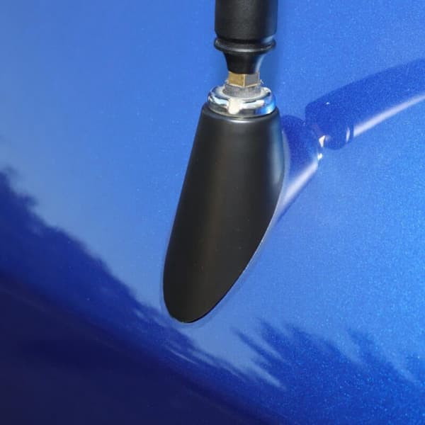 Bil Chrome Antenne Cover Trim til Ram 1500 2500 3500 4500 5500 2009-2018 ABS Sort