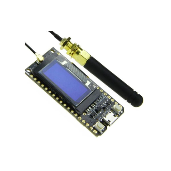 ESP-32 Wifi Bluetooth Utvecklingskort Modul Blå Display 0,96 Tum Lora32 Lora 868Mhz ESP32 Lora Oled Med Antenn