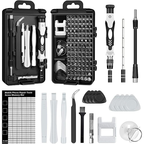 120-i-1 Precisionsskruvmejselset - Datorverktyg för PC, MacBook, iPhone, Glasögon (Miniskruvmejsel)