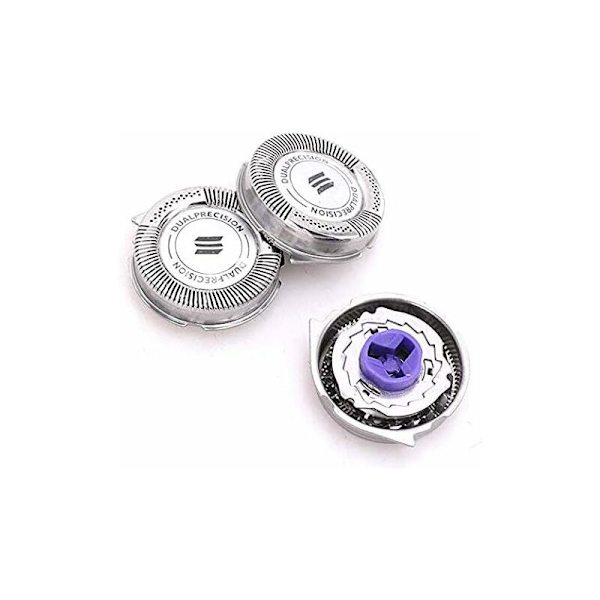 3 kpl Vaihtoteräpäät Philips Norelco -partakoneelle HQ8 Dual Precision, Malli: 3 kpl
