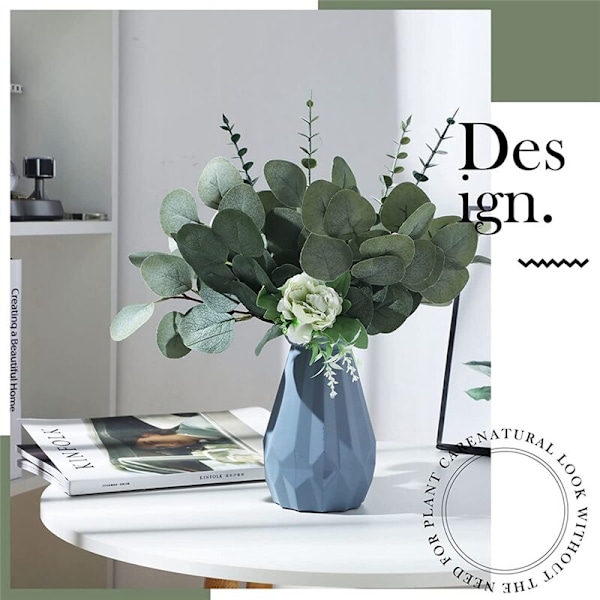 70 stk. Eucalyptus-grener Dekor Kunstige Blader Grener Kunstige Planter