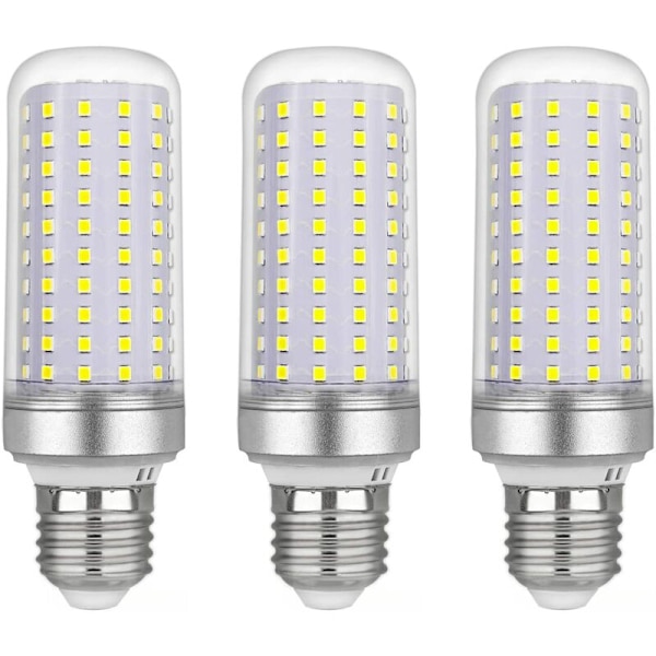 LED E27 Maispære 30W, AC175-265V, Kald Hvit 6000K 2500LM, Ikke Dimmerbar, 300W Ekvivalent Halogenpære, LED Maispære for Lysekroner, Tak