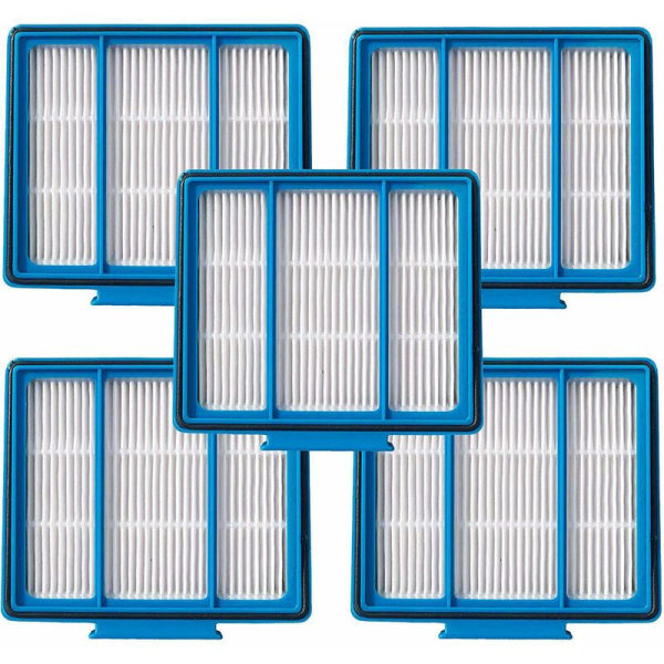5 stk. HEPA-filter til ION-robot, kompatibel med IQ-robot R101AE RV1001AE UR1005AE