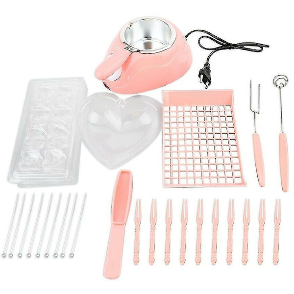 Hållbar varm choklad smältgryta elektrisk fondue fondue maskin set DIY verktyg