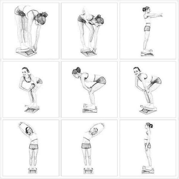 Lutningsbräda 5 Nivåer Justerbar Bärbar Lutningsplatta Benövningsutrustning Yoga Fitness Hem