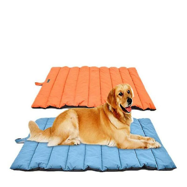 Vandtæt udendørs kæledyrsmåtte, bærbar, vendbar, åndbar hundekurv seng til store hunde, katte, hvalpe, kennelmadras 110x68cm Grøn ny