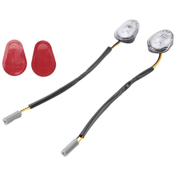 2 st LED-blinkers, infällda indikatorlampor för YZF R1 R3 R6 R6S FZ6 FZ1 FZ FZ6R FZ07 FZ8 FZ09 TMAX MT-07 MT-09