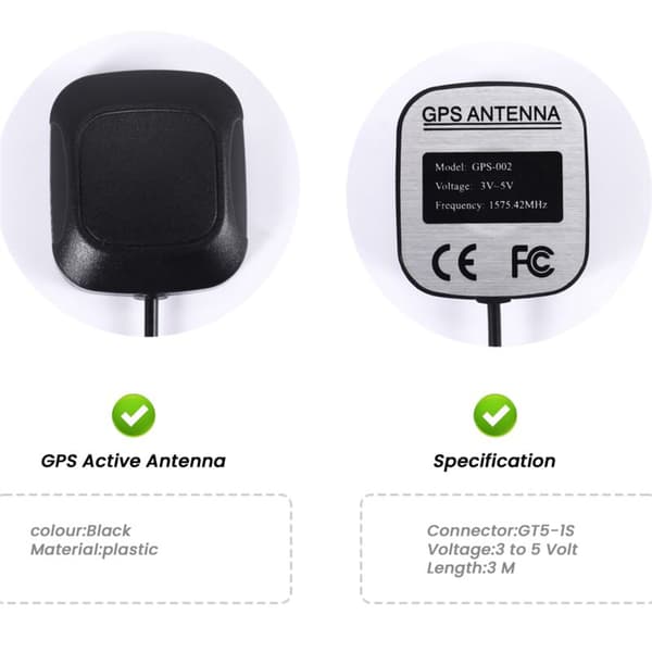 GT5-1S Bil GPS Navigation Aktiv Antenne Jack Antenne Stik Kabel Til