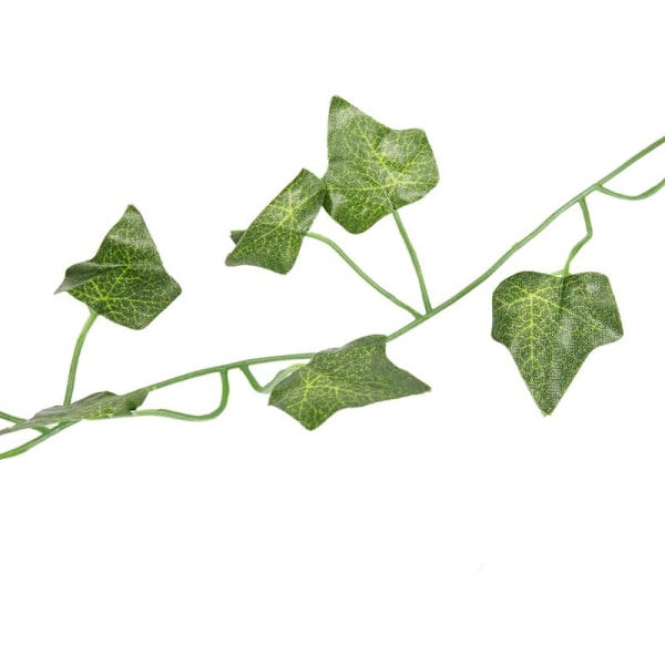 2M Lång Konstgjorda Växter Gröna Murgröna Blad Konstgjorda Vindruvsblad Falska Parthenocissus Löv Bar Dekoration, Boston Ivy Sektion