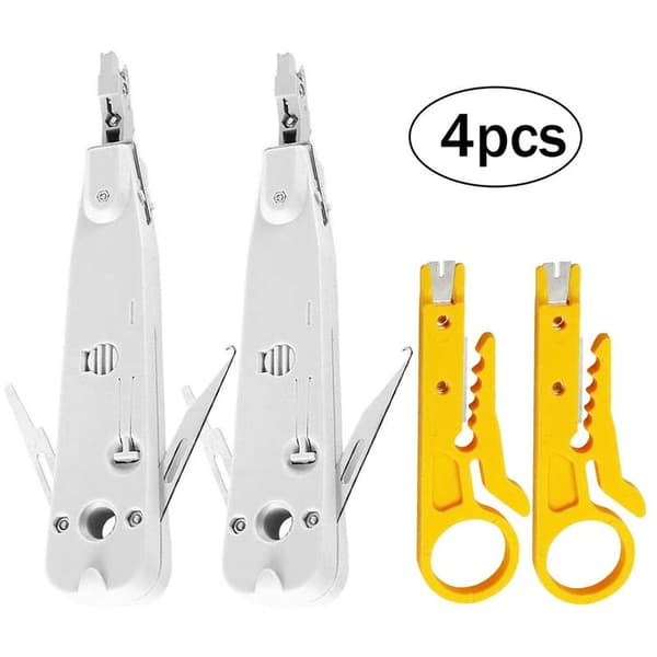Profesjonelt punch down-verktøy RJ45 RJ11 Cat5E Cat6 Telecom Network Phone Cable Jack Impact Terminal Insertion Tools