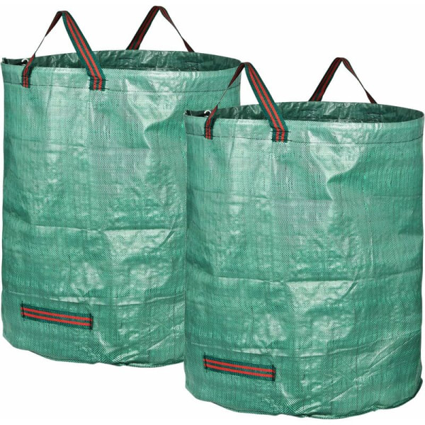 waste and recycling green waste bag gardening waste bag2x tear-resistant 272L garden bags