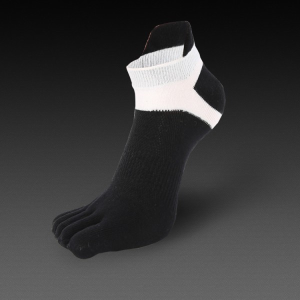 Pustende tåsokker i netting for menn, sports- og fritids-tabi-sokker for menn, hælbeskyttelsessokker for menn (4 par)