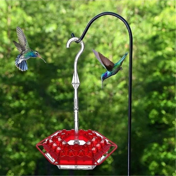 Snabb leverans Hummingbird Feeder-matare med 30 matare för utomhusbruk - Hängande fågelmatare med abborre och inbyggd myrhåla - Lättviktsmatare