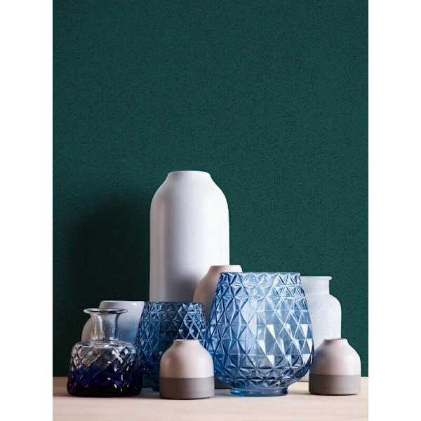 Creation non-woven tapet New Elegance ensfarget tapet 10,05 m x 0,53 m grønn