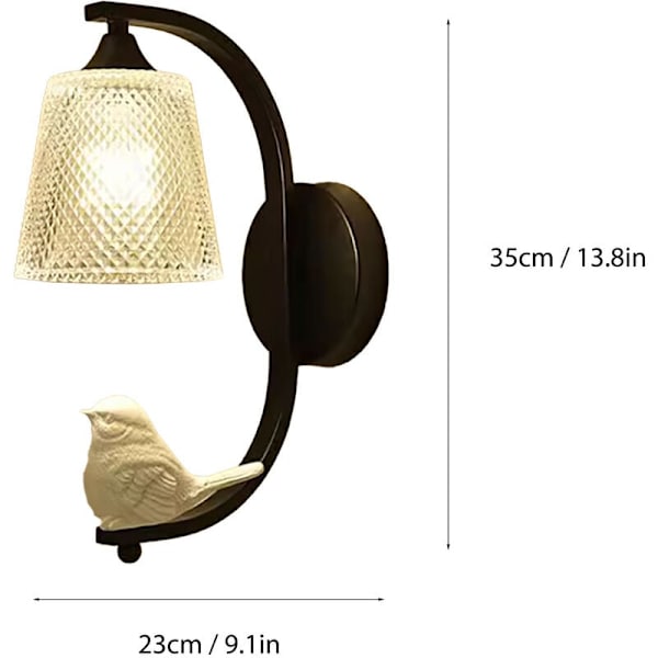 LED Vægskinne Dyr Fugle Vægslampe Moderne Design Fuglelampe Sengelampe Vægslys Nordisk Fugl Natlampe Deko Lampe Til Sengetid Stue