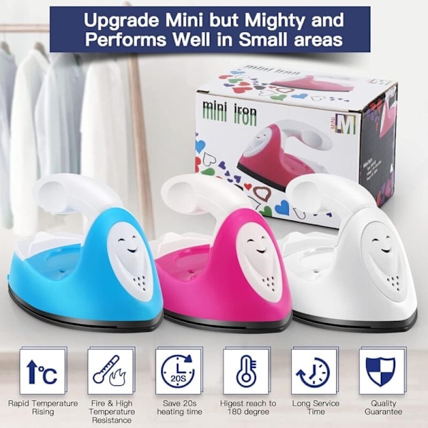 Mini Varmepresse Maskine Mini Elektrisk Strygejern Mini Bærbar Strygejern med Opladningsbase DIY Tøj Tilbehør T-shirts Sko Hatte Lille Varmeoverførsel Pr