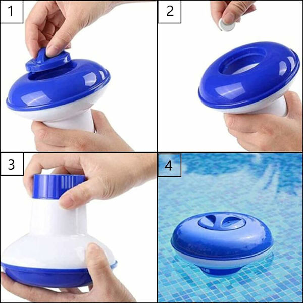 Klordiffusor Automatisk Klordispenser Pool Flytande Dispenser Kemisk Tablettdispenser Justerbar Klordispenser Spa Flytande Dispenser