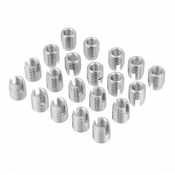 M8x15mm kierteinen itseporautuva kierreholkki ruostumattomasta teräksestä SUS303 (20 kpl)