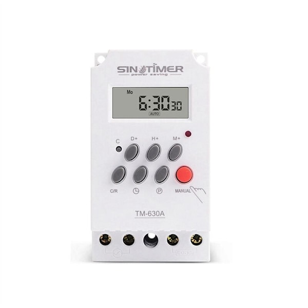 TM630A-2 Klokkesignal Instrument Gulvlamper Neonlys Scenetidsstyring Tidsstyring 220V