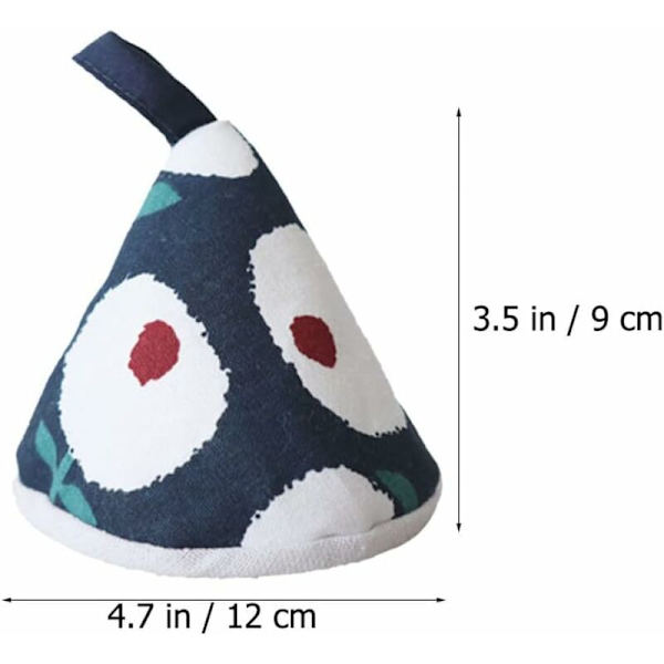 6-delad ugnsvante-set, grytunderlägg, grytlock, triangulära ugnshandskar