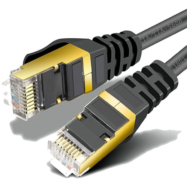 Netværkskabel 20 M CAT 7 Gigabit Ethernet LAN-kabel - 10 Gbit/S - Patchkabel Rå kabel Cat.7 Fleksibel S FTP-afskærmning