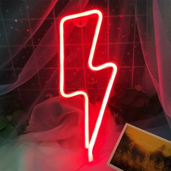 Neon-skyltar - USB/Batteridriven LED-skylt Neonljus för väggdekoration Neonljusskyltar för sovrum Bröllop Födelsedagsfest Halloween Jul Rum