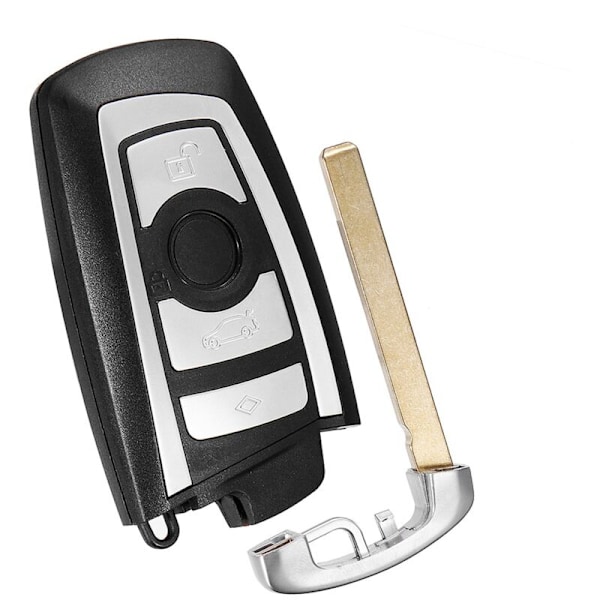 Smart Car Key Remote Shell til 3 7 Serie F X3 CAS4 4 Knapper Fob med PCF7953P 433MHz Chip Case Cover