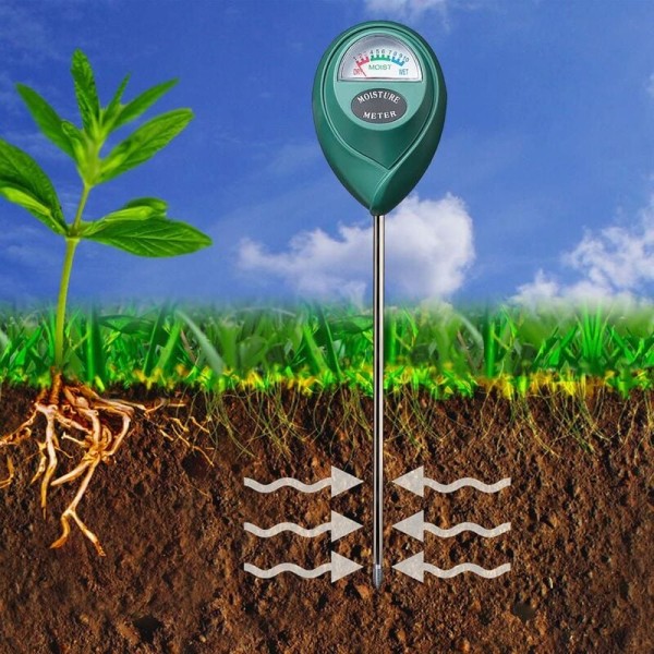 Plantefugtighedstester, Hygrometer Fugtighedsmåler til Blomsterpotte, Have, Gård, Have, Ingen Batterier Kræves