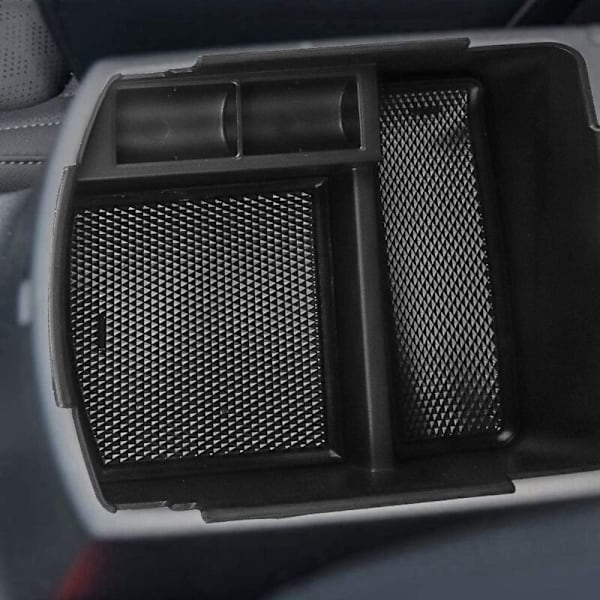Center Console Organizer Tray Kompatibel med Seltos 2020 2021 Armrest Sekundär Förvaringslåda Insert