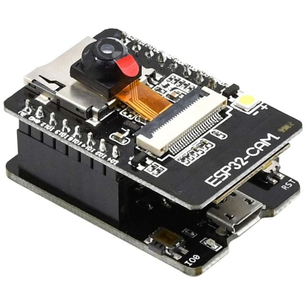 ESP32-CAM - WIFI + Bluetooth-modul ESP32-CAM udviklingskort med bundplade + OV2640-kamera