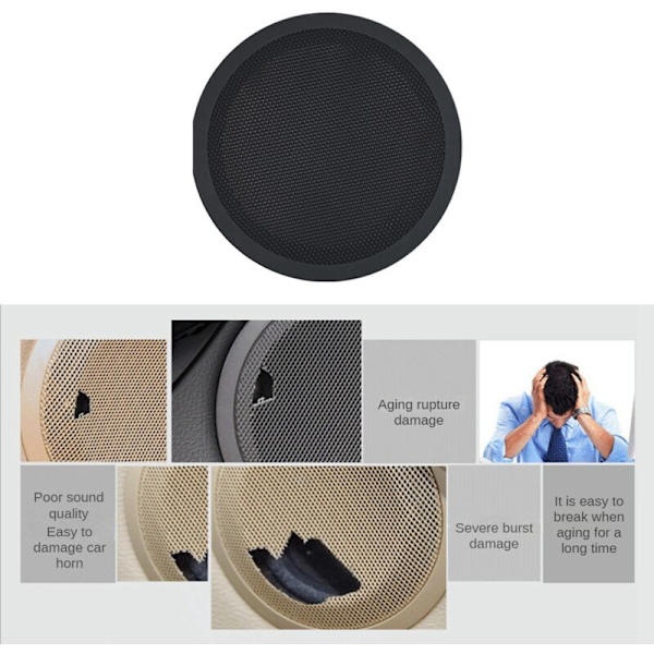 Bakre Dörrhögtalare Cover Audio Horn Case Trim Svart för F30 F31 F34 3-serie F20 F22 F23 Bil