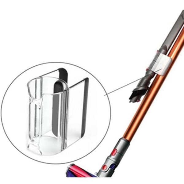 För Dyson V7 V8 V10 V11 Dammsugare Transparent Sugmunstycke Klämma Ersättning Förvaringshållare Klämma