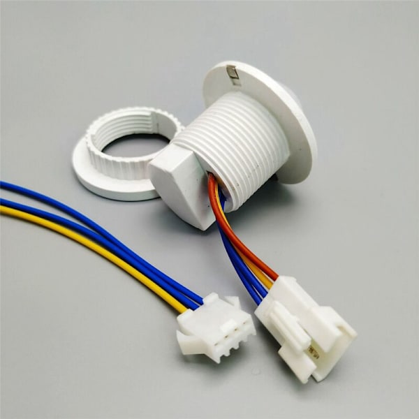 5X 220V Mini PIR Infrarød Bevægelsessensor Detektor Justerbar Tid Automatisk Hexe LED
