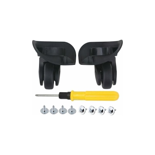 1 par sorte kufferter med 360 graders drejelige hjul 91x107x49mm - BQLZR