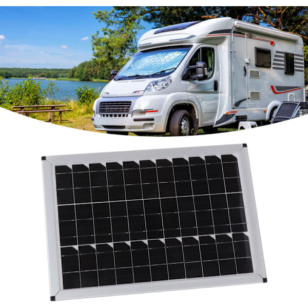 100W 18V Bærbar Solpanel Sæt 100W 18V Monokrystallinsk Bærbar Solpanel til Biler, Skibe, Fly, Udendørs Landbrug, Plantning,