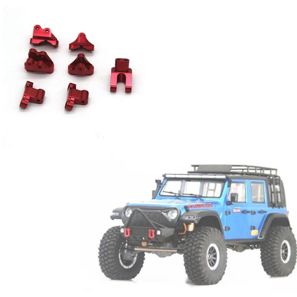 Metall aksel og bakre koblingsstøttesett for Yikong YK4082 4102 4103 RC Crawler Car oppgraderinger deler tilbehør,1