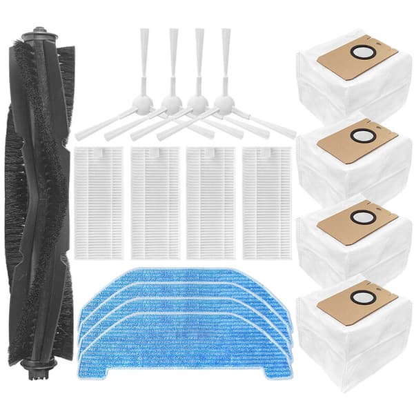 Hovedbørste, sidebørste, filter og moppeklud udskiftningsdele kits til Q11 Smart Robot Vacuum Cleaner