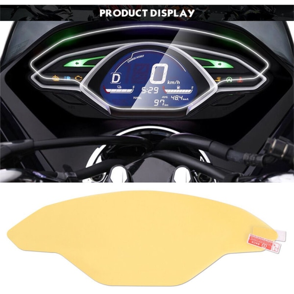 Anti-ridse Dashboard Beskyttende Film Motorcykel Meter Speed ​​​​Skærm Blåt lys