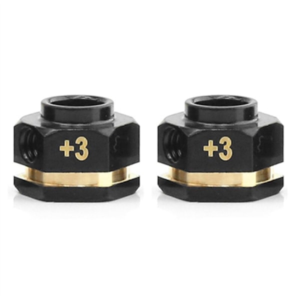 Hex Hub Extensions RC Messingavstandsstykker Hjul for Extension Drive Adapter TRX4 TRX6 Hjul (+3mm Tykkelse)