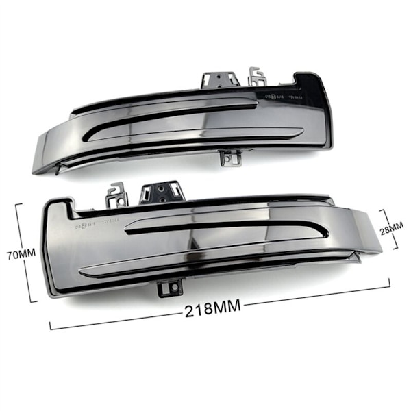 4x Dynaaminen LED-taustapeilin suuntavilkku W204 W176 W212 CLA A B C E S GLA -luokkaan